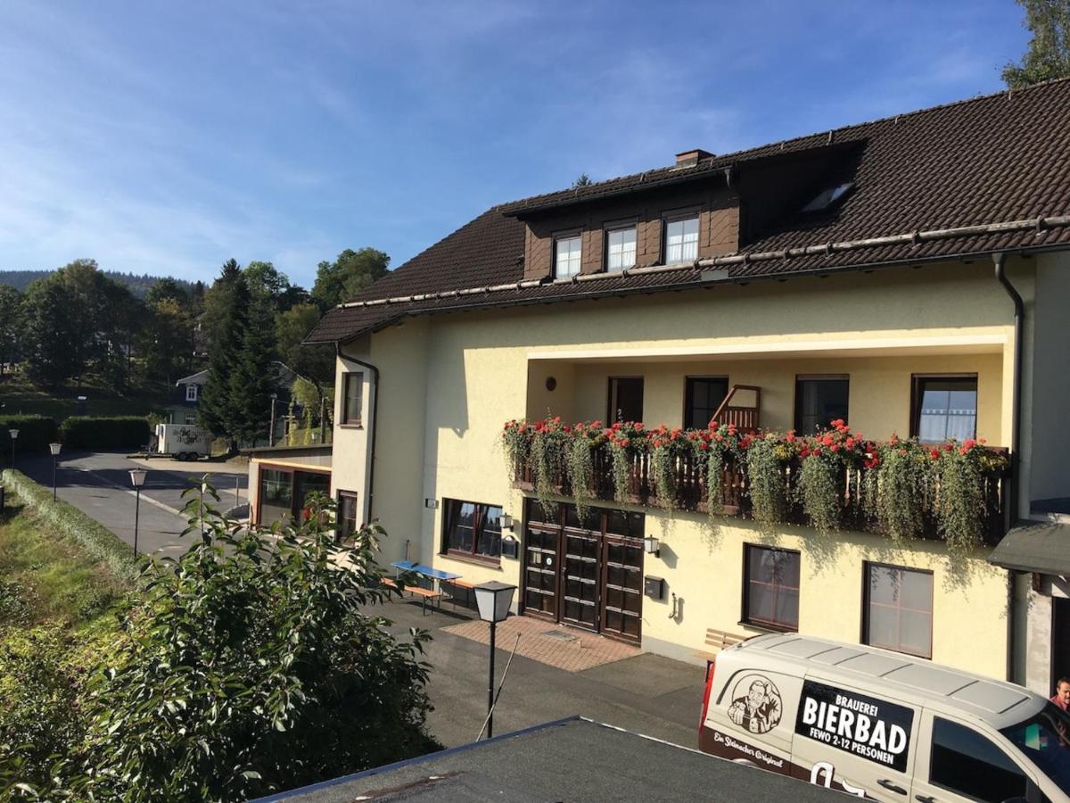 שטיינאך Ankerbraeu Ferienwohnungen Brauerei Bierbad מראה חיצוני תמונה